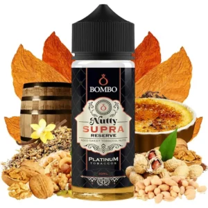 Bombo Platinum Tobaccos Nutty Supra Reserve Flavour Shot 30/120ml