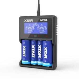 Φόρτιση και έλεγχος μπαταριών 18650 με XTAR VC4.