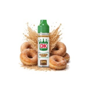 DK Beep-Fried Donut E-Liquid 12ML with donuts and splash.