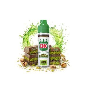 DK Dubai Chocolate 12ML e-liquid with chocolate and pistachio flavor.
