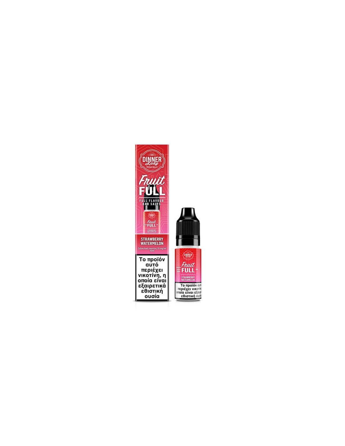 Dinner Lady Bar Salts Strawberry Watermelon 10ml