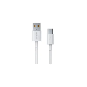 Ασύρματο καλώδιο φόρτισης USB Type-C σε λευκό χρώμα για γρήγορη φόρτιση και μεταφορά δεδομένων.