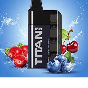 Ανταλλακτικό υγρό για ηλεκτρονικά τσιγάρα με γεύση κερασόμηλο και μύρτιλλο, μεγάλη διάρκειας και υψηλή απόδοση.