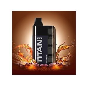 Δινόξα TITAN COLA, ηλεκτρονικό πουλί, σε φωτεινό καφέ φόντο, ενεργό και ελκυστικό.