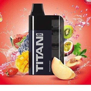 Αυτοκόλλητο Titan 10K με φρουτώδη γεύση και φρέσκες τροπικές νότες, για δική σας απόλαυση και ενέργεια.